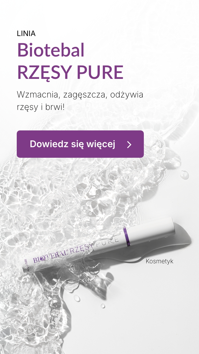 Banner Biotebal rzęsy PURE